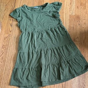 Time and Tru Olive Green Casual Dress